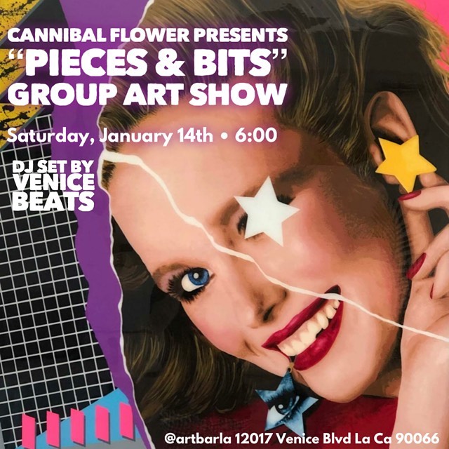 Just confirmed a group show @artbarla opening Saturday, January 14th. 6:00pm. 12017 Venice Blvd. Check it if you’re in the area.
